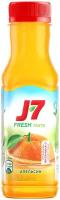 Сок J7 Fresh taste Апельсин с мякотью, без сахара