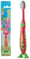 Brush-Baby FlossBrush NEW зубная щётка, 3-6 лет, динозавр