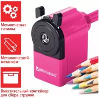 Точилка BRAUBERG 229568, комплект 2 шт