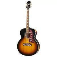 Электроакустическая гитара Epiphone J-200 Aged Vintage Sunburst