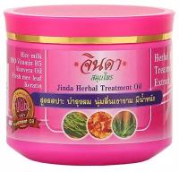 Маска восстанавливающая от выпадения Jinda Herb Herbal Treatment Oil Pink