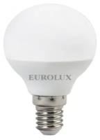 Лампа светодиодная LL-E-G45-7W-230-4K-E14 (шар, 7Вт, нейтр., Е14) Eurolux