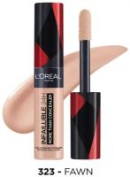 L'Oreal Paris Стойкий мультифункциональный консилер Infaillible, 24 часа стойкости, оттенок 323, бежевый, 11 мл