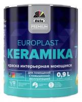 Краска акриловая Dufa Premium Europlast Keramika 7 матовая бесцветный 0.9 л 1.5 кг