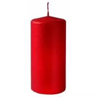 Свеча столбик рубиновый бархат, 6х12.5 см, Омский Свечной 079631-свеча