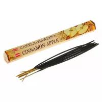 Благовония HEM "Cinnamon-Apple. Корица-яблоко", 20 палочек в упаковке, шестигранник 1312892