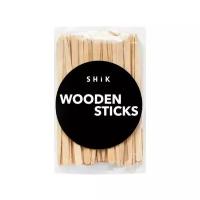 Деревянные шпатели для нанесения воска Wooden sticks SHIK