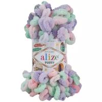 Пряжа Alize Puffy color, 100 г, 9 м, 5 шт., 5938 9 м