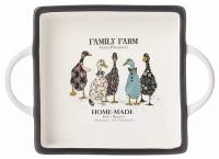 Блюдо с ручками family farm 25,5х18 см Lefard (263-1257)