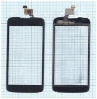 Сенсорное стекло (тачскрин) для Acer Liquid Gallant Duo E350 черное