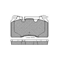 Колодки тормозные VW Touareg 05- передние ICER