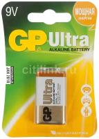 Батарея GP Ultra Alkaline 1604AU 6LR61 9V (1шт)