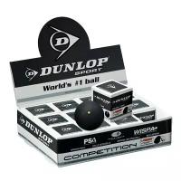 Мячи для сквоша Dunlop 1-Yellow Competition 1b Box x12