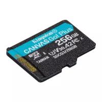 Kingston 256GB microSDXC Canvas Go Plus 170R A2 U3 V30 Single Pack w/o ADP EAN: 740617301311