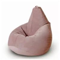 MyPuff кресло-мешок Груша, размер XXXL-Стандарт, мебельный велюр, пудра