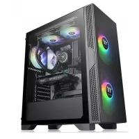 Корпус Thermaltake Versa T25 TG CA-1R5-00M1WN-00 Black/Win/SPCC/Tempered Glass*2/120mm Standard Fan*1 (526432)