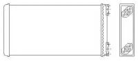 Радиатор печки Nrf 53544