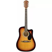 Электроакустическая гитара Fender FA-125CE Dreadnought Sunburst