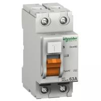 Schneider Electric Выключатель дифференциального тока (УЗО) 2п 63А 30мА тип AC ВД63 Домовой SchE 11455