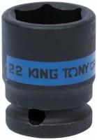 Головка торцевая ударная шестигранная 1/2", 22 мм KING TONY 453522M
