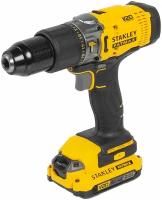 Дрель-шуруповерт аккумуляторная ударная Stanley Fatmax SCD718D2K, 18 В Li-ion 2х2 Ач