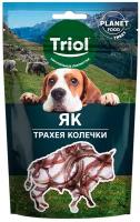 Лакомство для собак Triol PLANET FOOD "Трахея яка в колечках", 30г, 1шт