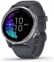 Умные часы Garmin Venu, синий гранит/серебристый