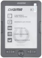 Электронная книга 6" Digma K1 E-Ink, 4Gb, темно-серый (K1G)