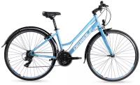 Велосипед городской Dewolf 2022 Asphalt 10 W, 14, chameleon sky blue/white/blue