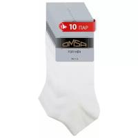 Мужские носки Omsa, 10 пар, размер 45-47, bianco