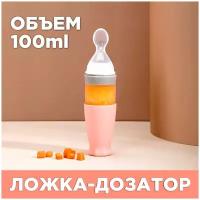 IBRICO / Ложка-дозатор для кормления малыша 100ml / Ложка дозатор для введения первого прикорма