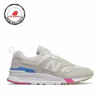 Кроссовки New Balance, размер 8 US, розовый, голубой