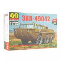 Сборная модель AVD Вездеход-амфибия ЗИЛ-49042, 1/43 AVD Models 1357AVD