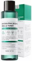 SOME BY MI AHA·BHA·PHA 30 DAYS MIRACLE TONER Очищающий тонер для лица с кислотами 30мл