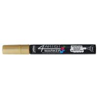 Набор художественных маркеров Pebeo 4Artist Marker, на масляной основе, 4 мм, 6 шт, перо круглое, под золото