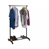 Напольная передвижная стойка для одежды Single-Pole Telescopic Clothes Rack