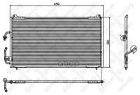 STELLOX 1045216SX 10-45216-SX_радиатор кондиционера! Peugeot 406 all 99