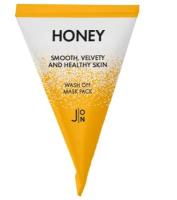 Маска для лица Мёд J: ON Honey Smooth Velvety and Healthy Skin Wash Off Mask Pack, 5гр