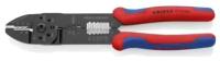 Клещи зажимные Knipex 9722240SB для опрессовки с двухкомпонентными рукоятками с черной лакировкой 240 mm