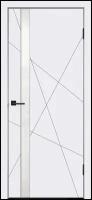Дверной комплект Эмаль SCANDI S Z1 700х2000 цвет Белый стекло Лакобель белое левое/правое
