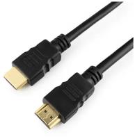 Кабель HDMI Gembird/Cablexpert CC-HDMI4-0.5M (0.5м, v2.0, 19M/19M, черный, позол. разъемы, экран, пакет) (CC-HDMI4-0.5M)