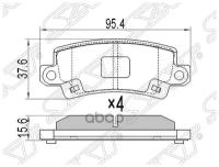 Колодки Тормозные Зад Toyota Corolla Euro 02-06 Sat арт. ST-04466-02160