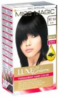 Стойкая краска для волос Miss Magic Luxe Colors т.101/1.0 Черный 108 мл
