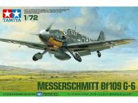 60790 Tamiya Немецкий истребитель MesserschmittBf-109G-6 (1:72)