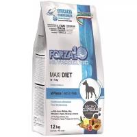 Сухой корм для собак Forza10 Diet Maxi при чувствительном пищеварении, гипоаллергенный, рыба 1 шт. х 12 кг (для крупных пород)