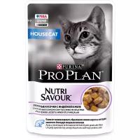 PRO PLAN 85гр Для домашних кошек HOUSECAT Индейка в желе (пауч)