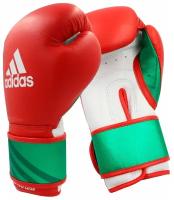 Перчатки боксерские Speed Pro красно-бело-зеленые (вес 12 унций)