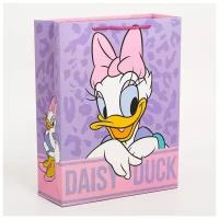 Пакет подарочный "Daisy duck", Минни Маус, 31х40х11,5 см