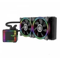 Жидкостная система охлаждения Alseye H240 Universal Platfrom PWM Single 5colors+ LED fan RTL