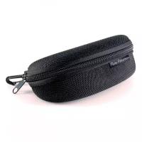 Flying Fisherman Чехол Fly Fish полужёсткий 7607 Sunglass Case / Zipper Shell, Black